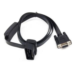 Outil de diagnostic étendu OBD de voiture OBD2 16PIN à câble série RS232 DB9 avec interrupteur SH20601774-20