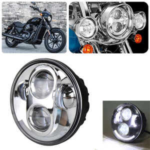 5,75 pouces DC12V 6000K-6500K 40W phare de voiture LED pour Harley (argent) SH134S226-20