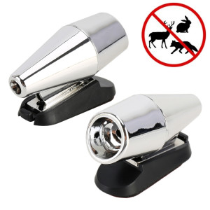 Alarme sonore d'alerte de cerf d'ABS de voiture Répulsif ultrasonique d'animaux d'énergie éolienne (argent noir) SH85BS1381-20