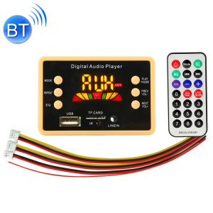 Voiture 5V écran couleur Audio lecteur MP3 carte décodeur Radio FM carte TF USB, avec fonction Bluetooth et télécommande SH22641060-20