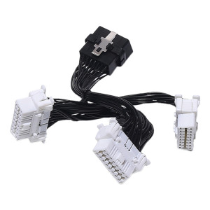 Câble OBD2 de câble étendu de diagnostic OBD de voiture 3 en 1 pour Toyota SH2347138-20