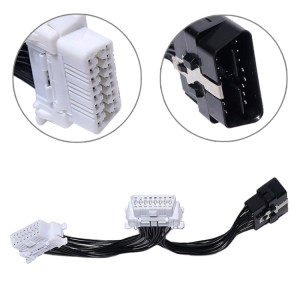 2 en 1 câble OBD2 de câble étendu de diagnostic OBD de voiture 16PIN SH23521441-20