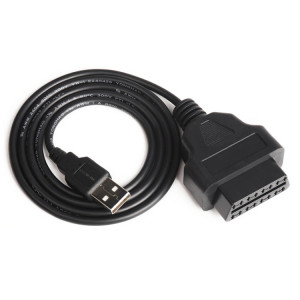 Connecteur OBD 2 femelle vers USB de voiture Câble GPS, prise OBD, longueur du câble: 1 m SH2429891-20