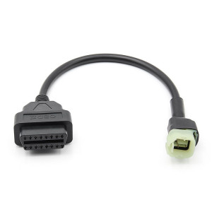Câble de connecteur de moto OBD 16PIN femelle à 4PIN pour Honda SH3537459-20