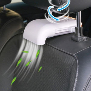 Appareils électriques de voiture, Artefact de refroidissement de ventilateur de voiture 5W pour coussin de siège rayonnant de voiture (blanc) SH701W615-20