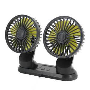 Appareils électriques de voiture, F404 Ventilateur de refroidissement électrique de la console USB à double tête avec aromathérapie SH3822323-20