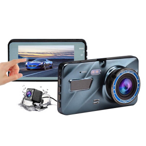 4 pouces écran tactile voiture 2.5d HD 1080P double enregistrement enregistreur d'enregistrement DVR support de stationnement de stationnement / enregistrement en boucle SH3910616-20