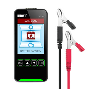 Testeur de batterie DUOYI DY222 voiture 12V / 24V SH4497767-20
