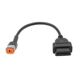 4pin Motorcycles OBD2 Câble de conversion OBDII ADAPTATEUR DE DIAGNOSTIC POUR HARLEY DAVIDSON SH47371845-20