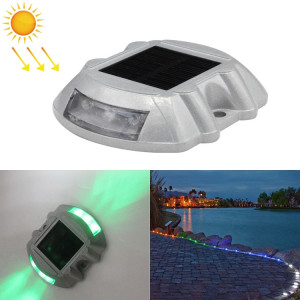 Lumière solaire de décélération de route de lumière de goujon de route de fer à cheval, Version constamment lumineuse (verte) SH813G791-20