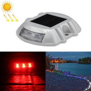 Lumière solaire de décélération de route de lumière de goujon de route de fer à cheval, Version constamment lumineuse (rouge) SH813R1666-20