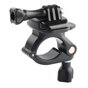 GP435 Support de Fixation de guidon de moto de petite taille pour GoPro HERO6 / 5/5 Session / 4 Session / 4/3 + / 3/2/1 / Fusion, Xiaoyi et autres caméras d'action (Noir) SH223B1000-20