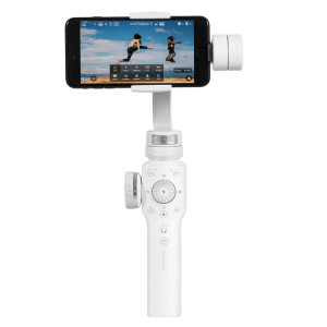 Stabilisateur de cardan portable 3 axes Zhiyun Smooth 4 pour iPhone XR, X / XS, 8 Plus et 7 Plus, 8 et 7, Galaxy S9 / S8 / S7 et autres téléphones intelligents (Blanc) SH274W2-20