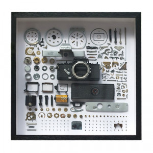 Affichage non fonctionnel Caméra à film mécanique 3D Montage du cadre photo carré Démonter le cadre de l'échantillon, modèle: Style 5, livraison du modèle de caméra aléatoire SH1518293-20