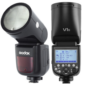 Godox V1S Tête ronde TTL Flash Speedlite pour Sony (Noir) SG637B1388-20