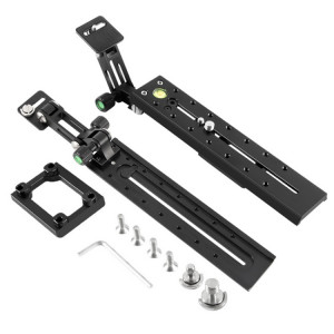 BEXIN VR-220 220 mm de longueur en aluminium ALLIAGE PLAQUE DE REMBLAGE DU MANDE POUR MANFROTTO / SACHTLER (noir) SB870B295-20