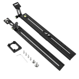 BEXIN VR-380 380 mm de longueur alliage en aluminium Plaque de libération rapide pour Manfrotto / Sachtler (noir) SB871B86-20