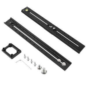 BEXIN VR-380 380 mm de longueur alliage en aluminium Plaque de libération rapide pour Manfrotto / Sachtler (noir) SB934B155-20