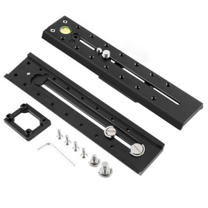 BEXIN VR-220L 220mm Length Aluminum Alloy Extended Quick Release Plate for Manfrotto / Sachtler (Black) SB935B1037-20