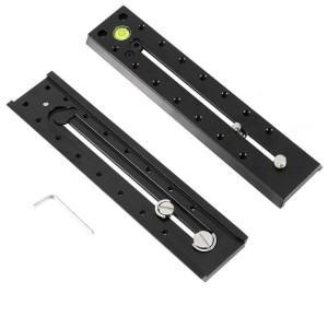 BEXIN B220-50 220 mm de longueur alliage en aluminium Plaque de libération rapide pour Manfrotto / Sachtler (noir) SB940B1801-20