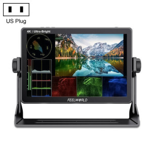 FEELWORLD LUT11S 10,1 pouces Ultra Haute Luminosité 2000nit Écran Tactile DSLR Caméra Moniteur de Champ, 3G-SDI 4K HDMI Entrée Sortie 1920 x 1200 Panneau IPS SF20411848-20