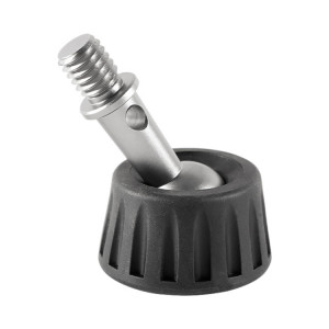 BEXIN GSF34-S Trépied 3/8" Pointes de Pied en Acier Inoxydable Coussinet de Pied en Plastique SB20811015-20