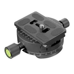 BEXIN QJ08-S Support de trépied de base de pince à dégagement rapide rotatif panoramique avec plaque de dégagement rapide SB20871148-20