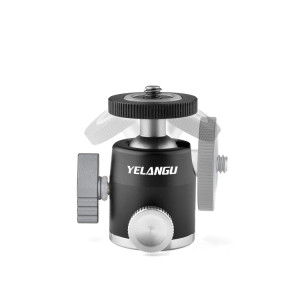 YELANGU LW-A01 Adaptateur de rotule pour trépied panoramique en métal SY21311154-20