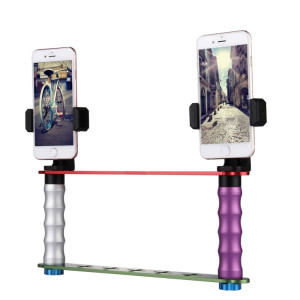 Support de diffusion en direct pour smartphone Double kits de montage pour selfie avec 2 clips de téléphone, Pour iPhone, Galaxy, Huawei, Xiaomi, HTC, Sony, Google et autres smartphones SH2632487-20
