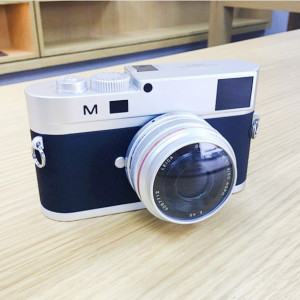 Accessoires de studio photo de modèle d'appareil photo reflex numérique factice non fonctionnel pour Leica M, objectif court (argent) SH412S522-20