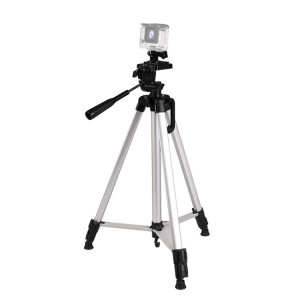 Trépied en direct Trépied 3 Section Pieds pliants en alliage d'aluminium Support trépied en aluminium avec la tête de trépied tridimensionnelle en U et la pince de téléphone pour DSLR et appareil photo numérique, SH59801980-20