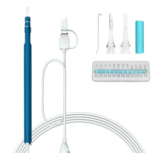 I98 1.3 millions d'endoscope d'endoscope d'outil de nettoyage visuel de cire d'oreille HD avec 6 LED, diamètre d'objectif: 5,5 mm SH2502231-20