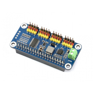 Chapeau de pilote d'asservisseur I2C à 16 canaux de Waveeshare à 16 canaux pour Raspberry PI SW019045-20