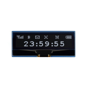 Waveshare 128 x 32 Pixel Module d'affichage OLED 2.23 pouces pour Raspberry Pi Pico, SPI / I2C SW02101112-20