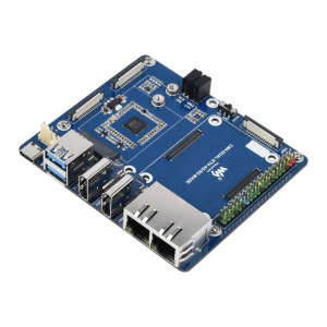 Waveeshare Dual Gigabit Ethernet 5G / 4G Base de base pour Raspberry Pi CM4 SW0228100-20