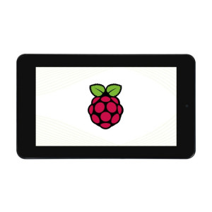 WAVESHARE 7 pouces 800 x 480 Affichage tactile capacitif avec étui et caméra avant pour raspberry pi SW02301787-20