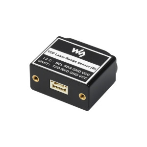 Waveeshare TOF Capteur de gamme laser (B), bus UART / I2C (noir) SW233B463-20