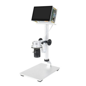 Waveshare 4,3 pouces écran Raspberry Pi Microscope Kit 12MP Camera Module avec support, fiche américaine SW0238549-20