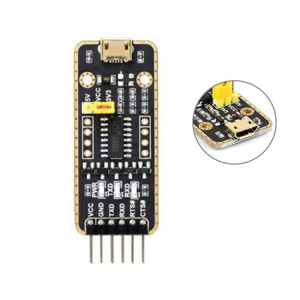 Waveshare micro USB vers UART Connecteurs de module de transmission de taux de bande élevé SW02421672-20