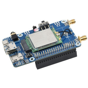Waveshare sim7600g-h M.2 4g chapeau lte cat4 module de bande globale GNSS haute vitesse pour Raspberry Pi SW0254304-20