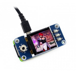 Chapeau d'écran LCD WAVESHARE 128x128 1,44 pouces pour Raspberry Pi SH121348-20