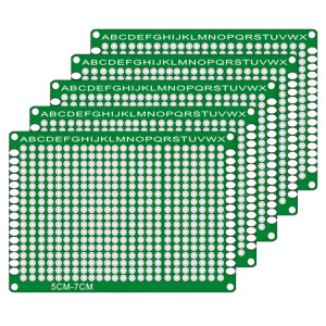 5 PCS LandaTianrui LDTR WG032 / D2 panneau de carte PCB de planche à pain de prototypage de fibre de verre double-face, taille: 5 x 7cm S517071167-20