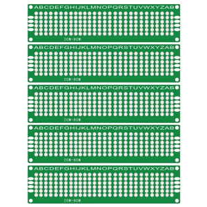 5 PCS LandaTianrui LDTR WG0032 / D1 panneau de carte PCB de planche à pain de prototypage de fibre de verre double-face, taille: 2 x 8cm S51709370-20