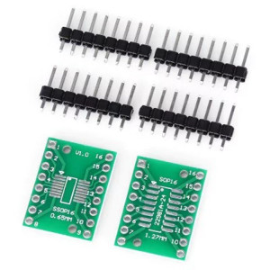 2 PCS Landa Tianrui LDTR YJ032 / C SOP16 / SSOP16 / TSSOP16 SMD à DIP carte adaptateur double face pour Arduino S29921275-20