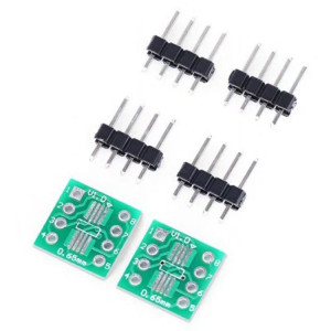2 PCS Landa Tianrui LDTR YJ032 / A SOP8 / SSOP8 / TSSOP8 SMD à DIP conseil adaptateur double face S29923977-20