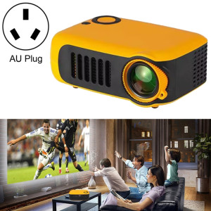 A2000 1080P Mini projecteur portable intelligent pour enfants, prise AU (jaune bleu) SH8AUY1303-20