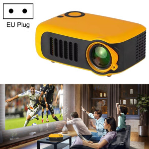 A2000 1080P Mini projecteur portable intelligent pour enfants, (jaune bleu) SH8EUY1611-20