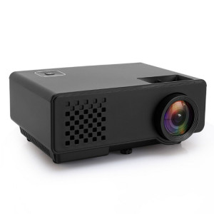 RD-810 800 * 768 Mini projecteur LED 1200 Lumens Home Cinéma HD avec télécommande, support USB + VGA + HDMI + AV (noir) SH903B1140-20