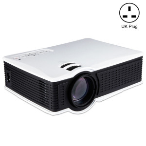 LY-40 1800 Projecteurs LED 1280x800 Home Cinéma avec télécommande, support AV et USB & VGA et HDMI (blanc) SH919W537-20