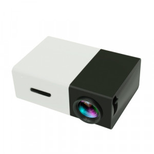YG300 400LM Portable Mini Home Cinéma LED Projecteur avec télécommande, support HDMI, AV, SD, interfaces USB (noir) SH355B1077-20